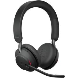 Jabra Evolve2 65 Link 380 Auriculares Inalámbricos Estéreo UC con Base de Carga USB-A para Oficina Negro
