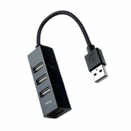 Hub USB NANOCABLE 10.16.4404 Negro (1 unidad) Hub USB NANOCABLE 10.16.4404 Negro (1 unidad) Precio: 8.68999978. SKU: S0234588