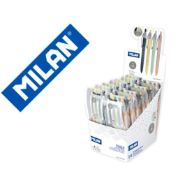 Milan Bolígrafo P1 Silver Retractil 1 mm Expositor 14 Unidades y Estuche 4 Unidades Colores Surtidos Precio: 55.78999998. SKU: B17BB4KXBW