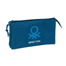 Safta Estuche Portatodo Benetton Basic Tres Cremalleras 120x220x30 mm Precio: 16.50000044. SKU: B17WAFG5Y2