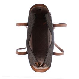 Bolso de Hombro Michael Kors Leida Marrón 34 x 29 x 12 cm