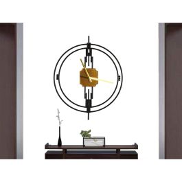 Reloj de Pared Romimex Negro Metal 46 x 56 x 4 cm