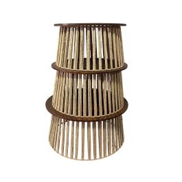 DKD Home Decor Mesa Centro Urban Marron 66 x 66 x 34 cm Set de 3 Precio: 121.49999983. SKU: B16ZKWC2GM