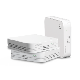 Strong WI-FI MESH HOME TRIO PACK 1200 Doble banda (2,4 GHz / 5 GHz) Wi-Fi 5 (802.11ac) Blanco 3 Interno