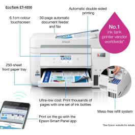 Epson Equipo multifuncion color EcoTank ET-4856 A4