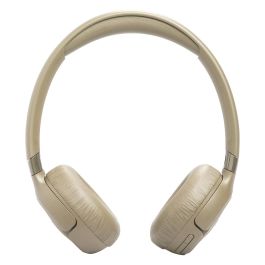 JBL Tune 680NC Auriculares Bluetooth Diadema con Cancelación Activa de Ruido (ANC) - Conectividad Inalámbrica y Alámbrica, 50h Autonomía, Plegables, Color Beige