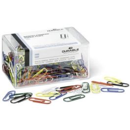 DURABLE 124100 - Clips/Grapas de Colores Surtidos, 26mm, Multicolor, Paquete de 500 Unidades Precio: 13.89000019. SKU: B13TPPARQK