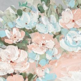 DKD Home Decor Cuadro Moderno de Lienzo y Pino, Multicolor, Diseño Mujer Flores, 100x80 cm (2 Unidades)