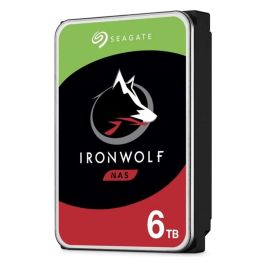 Seagate IronWolf NAS ST6000VN006 Disco Duro Interno 6TB 3.5" SATA 6Gb/s 5400 RPM 256MB Caché