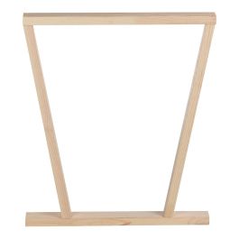 Astigarraga Pata de Madera Bok 4 Posiciones 75x64x5,8cm para Mesa o Escritorio