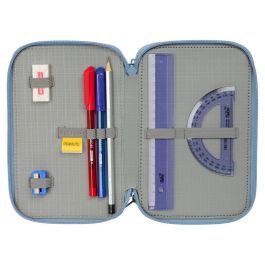 Safta Plumier Escolar Triple Cremallera 37 Piezas Snoopy 195x125x55 mm