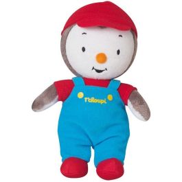 Fun House FUN3524550064833 Vajilla T'CHOUPI con 2 platos hondos Ø 16 cm, caja de aperitivos, botella con pajita y peluche de 18 cm