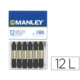Manley Estuche Ceras 60 mm 30 Negro Precio: 2.50000036. SKU: B16Y4EA95L