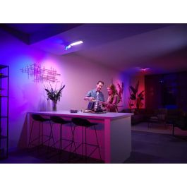 Philips Hue Plafón Centris Spot 2 focos GU10 Blanco V2 - White & Color ambiance LED Bluetooth compatible Alexa Google Assistant