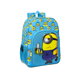 Mochila Escolar Minions Minionstatic Azul 33 x 42 x 14 cm Precio: 16.89000038. SKU: S4306292