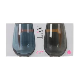 Set de 4 vasos Gaia 475 cc colores - LAV (6 Cajas) Set de 4 vasos Gaia 475 cc colores - LAV (6 Cajas)