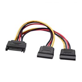 Cable Alimentación Aisens A131-0353/ SATA Macho - 2x SATA Hembra/ Hasta 54W/ 20cm/ Negro Precio: 4.99000007. SKU: B1DL8MGKDC