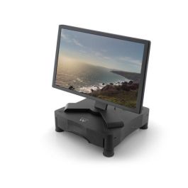 Ewent Ew1280 Elevador Soporte Monitor hasta 27 kg con Cajón A4 y Sistema de Cableado