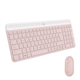 Teclado y Ratón Logitech MK470 Slim Combo Rosa Qwerty Español Precio: 66.95000059. SKU: S7820521