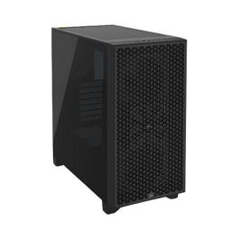 Corsair CC-9011251-WW 3000D Torre Media ATX, Panel de Vidrio Templado Negro con Iluminación RGB Multicolor, para Juegos y Montaje de PC