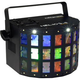 Algamlight Helios II Derby 2 en 1 con Stroboscope 4x 3W LEDs RGBW y 16x 0.5W LEDs Blancos para Eventos Precio: 88.78999965. SKU: B1GN2BQX3K