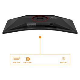 AOC CU34G4 34" (3440x1440) FastVA 180Hz 0.5ms Curvo HDR10 FreeSync Premium HDMI DisplayPort Gaming Monitor Negro