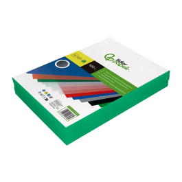 Liderpapel Tapas Encuadernacion Polipropileno A4 0.5 mm Verde Translucido Paquete 100 Unidades