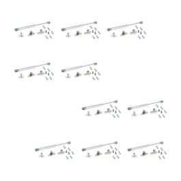 Emuca Lote de 10 pistones para puertas elevables H, 11kg, recorrido 80mm, con enganches, Acero y Plástico, Gris metalizado Emuca Lote de 10 pistones para puertas elevables H, 11kg, recorrido 80mm, con enganches, Acero y Plástico, Gris metalizado Precio: 20.69000054. SKU: B19H9VE9EK