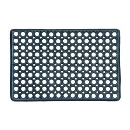 Felpudo Profil 60x40cm 100% caucho - Antideslizante para interior y exterior, fácil limpieza