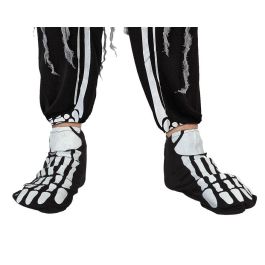 Fundas para Pies de Esqueleto Negro y Blanco para Adulto Halloween Precio: 1.79000019. SKU: B1HNTM68ZD