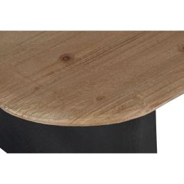 Mesa de Centro Home ESPRIT Negro Natural 120 x 60 x 32 cm