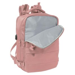 Safta Mochila de Viaje Cabina para Portátil 15,6'' Rosa 29x44x19 cm