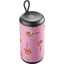 Cellularline Altavoz Portátil Bluetooth 5.0 Vertical Inalámbrico 5W Rosa Cilíndrico para Smartphone/Tablet