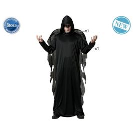 Disfraz de Ángel Negro para Hombre Adulto. Túnica y Alas Incluidas. Ideal Halloween, Eventos Temáticos Góticos. Talla XS-S. Poliéster. Disfraz de Ángel Negro para Hombre Adulto. Túnica y Alas Incluidas. Ideal Halloween, Eventos Temáticos Góticos. Talla XS-S. Poliéster.