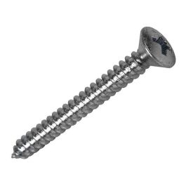 Fadix Tornillo Autorroscante Rosca Chapa con Acabado Cincado y Ranura CP, 4.8x38mm - Caja de 10 Unidades