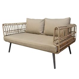 Sofá de 2 Plazas Ariki Acero Ratán ratán sintético 161 x 84 x 67 cm Precio: 690.49999997. SKU: S8700193