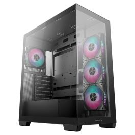 DeepCool CG580 4F, Midi Tower, ATX, ITX, micro ATX, Negro, 7 Ranuras, 3 Ventiladores, 140mm, 41cm GPU, 21cm PSU, 17.6cm CPU Precio: 119.59000031. SKU: B197YV4CXF