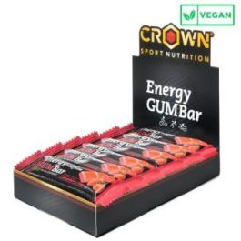 CROWN SPORT NUTRITION Energy Gum Bar Fresa + Cafeína 12 x 30g - Barrita Gominola Rendimiento Deportivo Vegano Precio: 21.9899999. SKU: B1C9JSSHR4