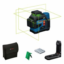 BOSCH PROFESSIONAL GLL 12V-100-33 CG - Láser de 3 líneas verdes - Alcance 100 m - Precisión 0,3 mm