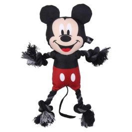 Cerdá Cuerda Dental Mickey para Perro | Juguete de Higiene Bucal para Masticar y Limpiar Dientes | Color Negro | Dimensiones 15x6x28 cm