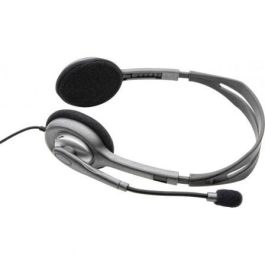 Logitech H110 Auriculares Estéreo con Micrófono Flexible giratorio, Conexión Jack 3.5mm para PC, Móvil, Tablet, Diadema Ajustable Precio: 10.99970344. SKU: S0201535