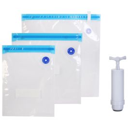 Cook Concept Juego de 4 Bolsas de Vacío con Bomba para Conservar Alimentos Frescos por Más Tiempo Reutilizables Ideales para Congelar Precio: 6.50000021. SKU: B1AQ54HNS2