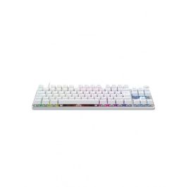 Newskill Teclado Gaming Serike TKL V2 Blanco Mecánico, RGB, Español QWERTY, Switches Intercambiables, USB Tipo A