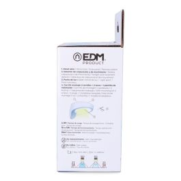 Edm Aplique Solar 2W 200LM 6500K con Sensor, Color Blanco, 31 LEDs, IP44