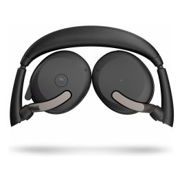 Jabra Evolve2 65 Flex MS Stereo USB-A Auriculares Inalámbrico y Alámbrico con Micrófono Plegable y Carga Inalámbrica, Optimizados para Microsoft Teams
