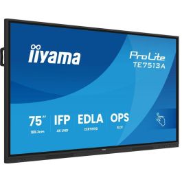 iiyama iiWare21E Pantalla Interactiva 75" UHD 4K IPS 40-Puntos PureTouch IR+ Android 14 EDLA Google GMS 8/128GB Antirreflejos Altavoces 60W Precio: 1814.50000017. SKU: B1JGJS8VSJ