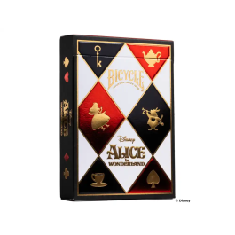 Bicycle Baraja de Cartas Alice in Wonderland Disney - Ideal para Poker, Magia y Coleccionismo