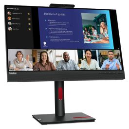 Lenovo T24v-30 Monitor 61cm/24" 1920x1080 FHD IPS 75Hz Webcam Altavoces Negro
