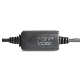 Digitus Cable Extensor Repetidor USB 2.0 Activo 10m A/M a A/F Negro