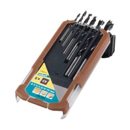 Wolfcraft Juego de 6 Brocas Espiral para Madera en Caja Deslizante - Ø3, 4, 5, 6, 8, 10 mm Precio: 11.94999993. SKU: S7907189